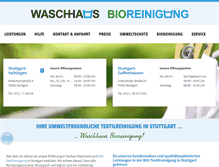 Tablet Screenshot of bioreinigung.biz